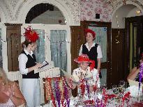 The waitresses, Marie & Hannah, were as good as a cabaret...