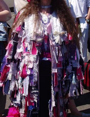 lacey with beads & sequins