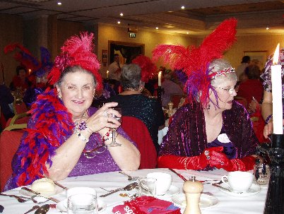 Jackie (Milady Rambling Rose) and Maggie